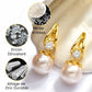 ✨💎🎀 PROMO -50% ! Boucles d'oreilles pendantes en perles étincelantes – Design Élégant, Finition Haute Qualité & Quotidien Chic