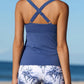 💃Offre spéciale été : 50 % de réduction🌊🎨Ensemble tankini deux pièces amincissant le ventre