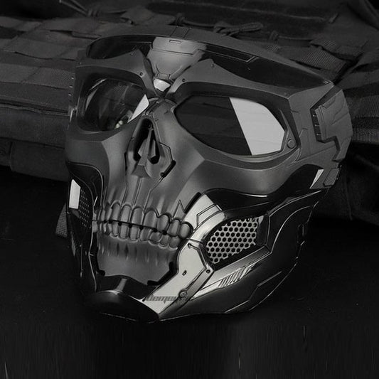 💀 50% DE RÉDUCTION MAINTENANT ! ✨ Masque-casque crâne horrifique – Design réaliste avec ajustement sécurisé pour fêtes & collectionneurs 🎭🔥