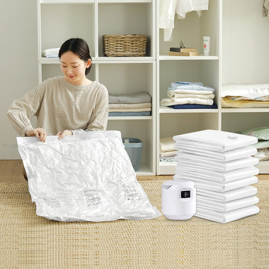 🧳 PROMO FLASH : 50% DE RÉDUCTION ! Sacs de Compression Sous Vide Électriques – Moteur Puissant & Double Fermeture Étanche for Économiser 75% d'Espace de Rangement ✨🛫