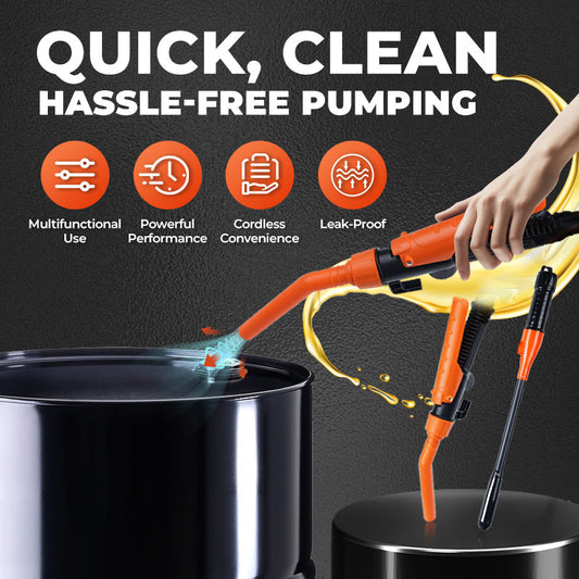 ⛽🔋 PROMO FLASH 50% ! Pompe de Transfert Manuelle Multi-Liquides – Carburant, Eau, Huile, Long Tuyau, Clapet Anti-Retour, Compatible Bateau & Voiture 🚢