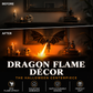 🐉🔥 Décoration flamme de dragon – Un incontournable de votre déco d’Halloween, l’effet flamme réaliste qui transforme votre entrée ou votre salon en repaire fantastique, pour une fête mémorable 🎃🌙