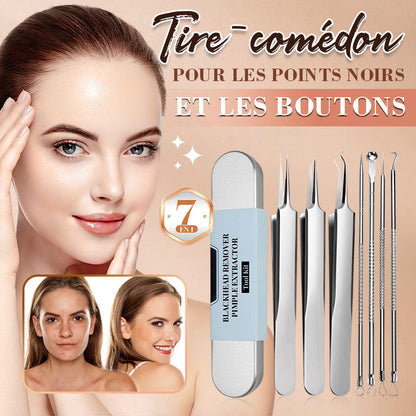 🧨 Soldes 2026 — Plus de 28 000 Vendus ! 🎁 Kit d'Outils pour l'Extraction de Points Noirs et Boutons