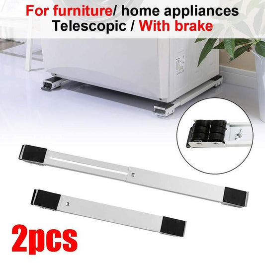 💎🛠️🔥 PROMO -50% ! Support à Roulettes Facile à Déplacer – Mobilité Sans Effort, Protection des Sols & Charge 300 kg (Acier Inox, Longueur Réglable 45-70 cm)