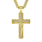 📢✝️✨ PROMO -64% ! Collier Pendentif Crucifix Jésus Plaqué Or 14K – Protection Spirituelle, Boîte Cadeau Incluse (Livraison Rapide)