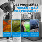 🐠 Filtre d'aquarium 5-en-1 – Fini l'eau trouble et les déchets au fond – Filtration 3 couches, débit réglable, ultra-silencieux 36 dB – Idéal pour aquarium 450–2450 L/h 💧