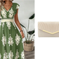 🎑50 % de réduction ✨Robe longue fluide à col en V et imprimé baroque pour femme