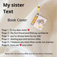👑📖 PROMO -50% ! Collier Livre "Ma Petite Étoile" pour Fille – Message Personnalisable, Acier Inox & Boîte Cadeau (Livraison Mondiale)