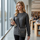 🎉👜50% de réduction ! Sac bandoulière tactile pour femme – Chargeur smartphone, antivol et résistant à l'eau