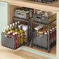 Organisateur de marque à 2 niveaux amovibles pour armoire/placard