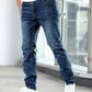 💎👖✨ PROMO -50% ! Jean Droit pour Homme – Coupe Classique, Tissu Élastique, Confort Inégalé (Tailles 30-40)