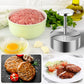 🍔✨🔪 PROMO -50% ! Presse à Viande Manuel pour Galettes de Hamburger – Inox 304, Design Anti-Adhésif & Facile à Nettoyer