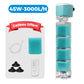 🐠 Filtre d'aquarium 5-en-1 – Fini l'eau trouble et les déchets au fond – Filtration 3 couches, débit réglable, ultra-silencieux 36 dB – Idéal pour aquarium 450–2450 L/h 💧