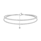 💜✨👣 ACHETEZ 1, OBTENEZ 1 GRATUIT ! Bracelet de Cheville en Argent – Design Multicouche, Étanche & Taille Ajustable (Derniers Stocks)