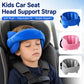 Sangle d'appui-tête pour siège auto enfant, bande de soutien souple et moelleuse pour la sieste, réglable, avec coussins latéraux rembourrés