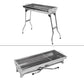 🔥✨ PROMO -50% ! Barbecue Charbon Pliable Acier Inox – Compact, Portable & Parfait pour Camping ou Jardin
