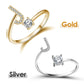 💍💖 PROMO -50% ! Bague Initiale d'Amour – Personnalisable, Or/Acier Inoxydable, Hypoallergénique, Ajustable (Cadeau Romantique)