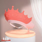👑 Bonnet de douche imperméable bébé – Bord relevé anti-eau (yeux et oreilles protégés), boucle ajustable – Matériau PP+TPE inodore et antibactérien – Modèle couronne dessin animé (3 couleurs) – Dès 6 mois 🛁✨