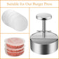 🍔✨🔪 PROMO -50% ! Presse à Viande Manuel pour Galettes de Hamburger – Inox 304, Design Anti-Adhésif & Facile à Nettoyer