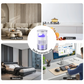 🦟💡✨ PROMO LIMITÉE -50% ! Appareil Anti-Insectes LED d'Intérieur – Capteur UV Bionique, Méthode Physique, Veilleuse, Silencieux, Surface 31-40 m² (Secteur/Rechargeable)