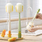 🧽  Brosse Nettoyante 5-en-1 pour Bouteilles – Multifonctionnelle, Idéale pour Couvercles & Ustensiles de Cuisine ✨
