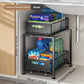 Organisateur de marque à 2 niveaux amovibles pour armoire/placard
