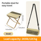🪑 PROMO FLASH : 50% DE RÉDUCTION ! Tabouret Pliant de Camping Compact – Armature en Aluminium, Poches Latérales & Format Plié Réduit for une Assise d'Appoint Facile à Transporter Partout ✨🏕️
