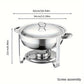 🔥 60 % DE RÉDUCTION MAINTENANT ! 🎄 Ensemble buffet chafing dish en acier inoxydable - Chaleur uniforme et durable, parfait pour les fêtes et les réceptions ✨