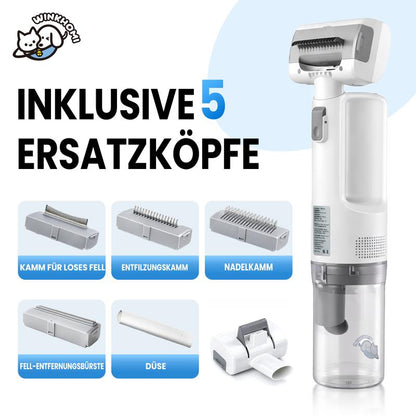 📢Soldes de mi-saison : −50 % pour une durée limitée ⏰🐾 Kit de toilettage multifonction pour animaux – Démêleur électrique silencieux & tondeuse pour chats & chiens, aspire les poils ✂️🔇