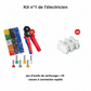 🔌⚡🚀 AKTION -50% ! Bündel mit Kupferfaser-Kabelschuhen – Verzinnt, Flammschutz & Farbcodierung (200-800 Stück + Crimpzange)