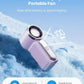 🌀💨 PROMO FLASH 50% ! Mini Ventilateur Portable Turbo LED 6 Vitesses – 3000mAh, USB-C, 107g, Affichage, Parfait pour Voyage, Maquillage & Quotidien ✨