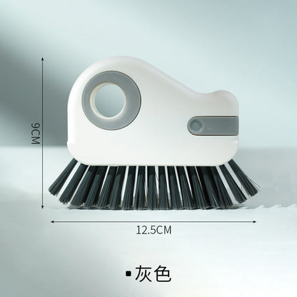 🧹🚪 Brosse nettoyante détachable pour rainures de fenêtres et portes – Plastique durable, tête lavable, compacte, délogez poussière et saletés des recoins inaccessibles du salon à la voiture 🧼💨