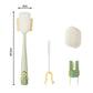 🧽  Brosse Nettoyante 5-en-1 pour Bouteilles – Multifonctionnelle, Idéale pour Couvercles & Ustensiles de Cuisine ✨
