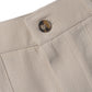 Pantalon large pour femme, avec poches et taille haute