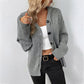 Manteau Femme Automne Tricoté à Capuche & Cordon – Doux, confortable & style décontracté – Parfait pour les journées fraîches d'automne ✨