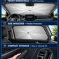 🔥Dernier jour ! 50 % de réduction sur le pare-soleil pare-brise de voiture amélioré (modèle 2026)