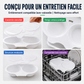 🥚 Cuiseur à Œufs Anti-Éclaboussures – PP Alimentaire – Double Cavité & Couvercle Hermétique – Œuf Poché Sain au Micro-Ondes sans Effort 🌿