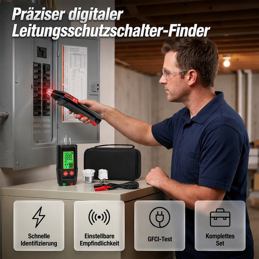 ⏳Offre spéciale à durée limitée⏰Kit de détection de disjoncteurs numériques et de test de prises électriques – Localisez les disjoncteurs, testez les prises – en quelques secondes 🔌🛡️