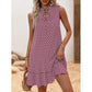 🎉💃💖 DERNIER JOUR DE PROMO -50% ! Robe pour Femme avec Nœud & Motif Géométrique – Coupe Flatteuse, Tissu Doux & Sans Manches (Multi-couleurs, Tailles Variées)
