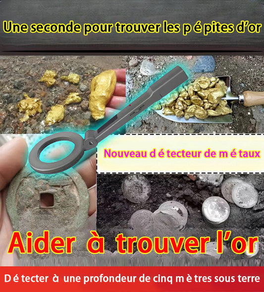 🤩 50% DE RÉDUCTION & LIVRAISON GRATUITE! ✨ Détecteur de Métaux Haute Sensibilité - 5 Modes avec Écran LCD et Discrimination Avancée pour Trésors & Pièces 💰🔍