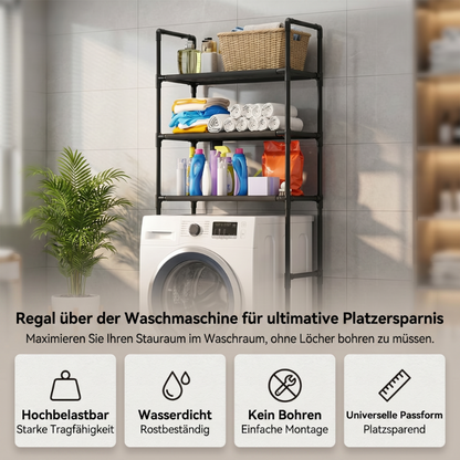 🛁 PROMO LIMITÉE 50% DE RÉDUCTION ! ⚡ Étagère de rangement pour salle de bain – Sans perçage, Robuste, Multiusage ✨