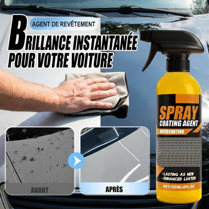 🚗 50% DE RÉDUCTION ! ✨ Agent de Revêtement Auto Brillance Instantanée – 120 ml – Hydrophobe & Anti-Rayures for Carrosserie