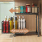 Organisateur de marque à 2 niveaux amovibles pour armoire/placard