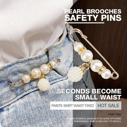 🦪👗 OFFRE LIMITÉE 50% DE RÉDUCTION! Broche Perlée & Clip Décoratif pour Vêtements – À Porter en Broche ou Fixer en Clip, Fausses Perles Élégantes, Chic Instantané pour Col, Chapeau ou Sac 🎀🌸