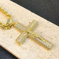 📢✝️✨ PROMO -64% ! Collier Pendentif Crucifix Jésus Plaqué Or 14K – Protection Spirituelle, Boîte Cadeau Incluse (Livraison Rapide)