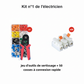 🔌⚡🚀 AKTION -50% ! Bündel mit Kupferfaser-Kabelschuhen – Verzinnt, Flammschutz & Farbcodierung (200-800 Stück + Crimpzange)