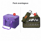 📢⏰🎒 PROMO -50% ! Grand Sac de Rangement Camping Plein Air – 30L/42L, Tissu Oxford 900D Imperméable, 5 Couleurs, Charge 40kg