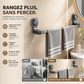🚿 PROMO FLASH : 50% DE RÉDUCTION ! Porte-Serviettes à Ventouse Réglable – Installation Sans Perçage, Barre Extensible & Fixation Robuste for une Salle de Bain Organisée et Moderne ✨🛁