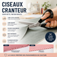 ✂️🛒 -50% ! 🧵Ciseaux Zig-Zag en Acier Inoxydable – Poignée Ergonomique, Anti-Effilochage & Coupe Tissu, Papier & Cuir.