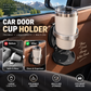 ⏳Spécial à durée limitée⏰Porte-gobelet pliable pour portière de voiture — Grand diamètre, simili-cuir haut de gamme, à clipser🚗☕